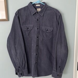 J.Crew Navy Corduroy work shirt